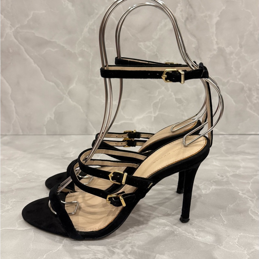 ZARA BLACK STRAPPY HEELS